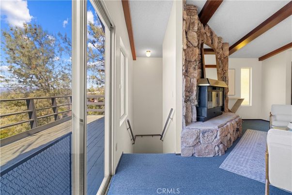 Fireplace, Interior, Stone Walls