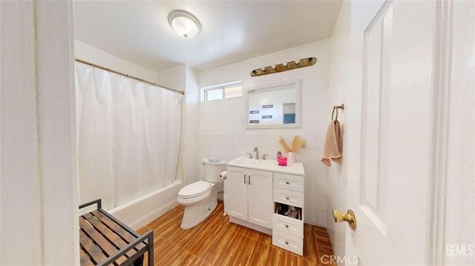 Bathroom, Interior, Wood Texture Flooring