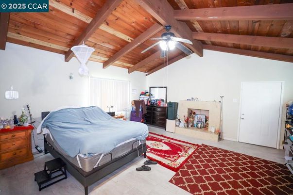 Bedroom, Interior, Wooden Beams, Wooden Ceilings