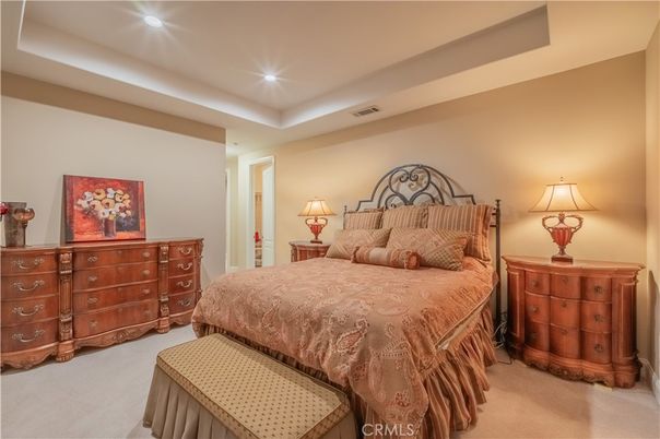 Bedroom, Interior, Recessed Lighting