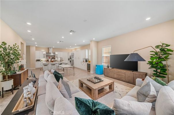 Interior, Kitchen, Living room, Recessed Lighting