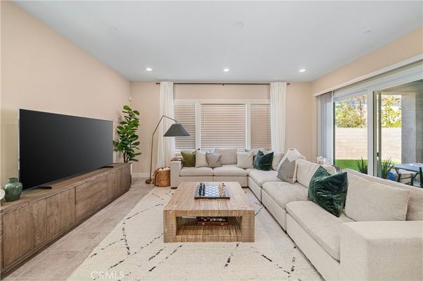 Interior, Living room, Recessed Lighting