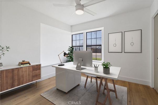 Home Office, Interior, Wood Texture Flooring