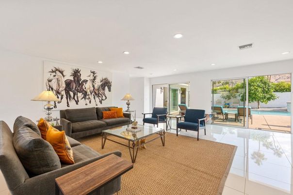 Interior, Living room, Recessed Lighting