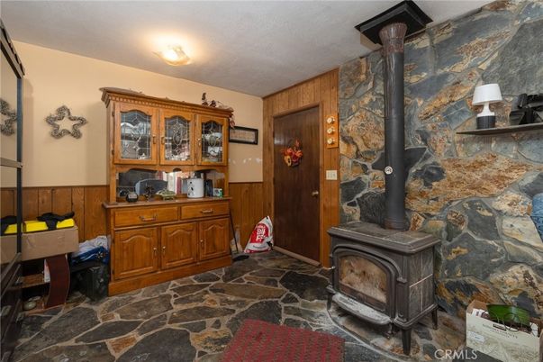 Fireplace, Interior, Stone Walls