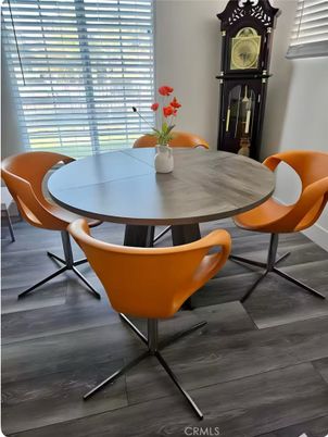 Dining room, Interior, Wood Texture Flooring