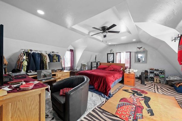 Bedroom, Home Office, Interior, Recessed Lighting