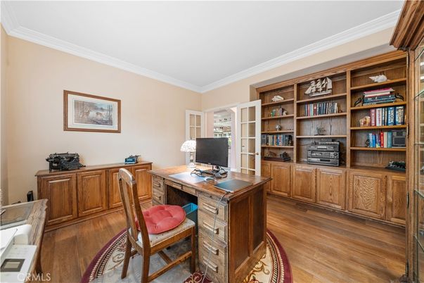 Home Office, Interior, Wood Texture Flooring