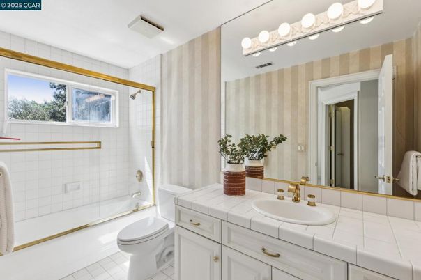 Bathroom, Glass Shower, Interior, Tile Countertops