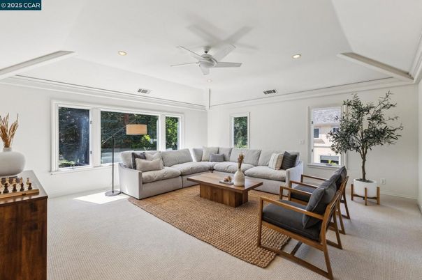Interior, Living room, Recessed Lighting