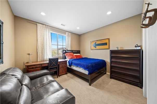 Bedroom, Home Office, Interior, Recessed Lighting