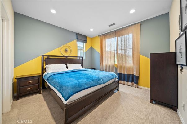 Bedroom, Interior, Recessed Lighting