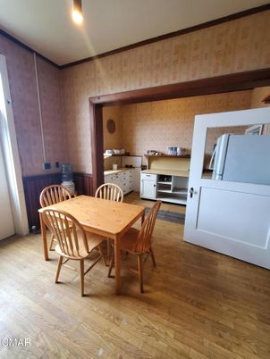 Dining room, Interior, Wood Texture Flooring