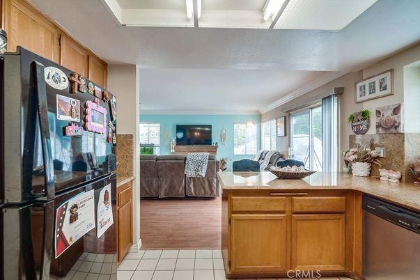 Interior, Kitchen, Living room, Wood Texture Flooring
