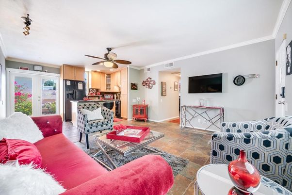 Interior, Kitchen, Living room, Recessed Lighting