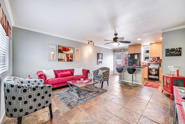 Interior, Kitchen, Living room, Recessed Lighting