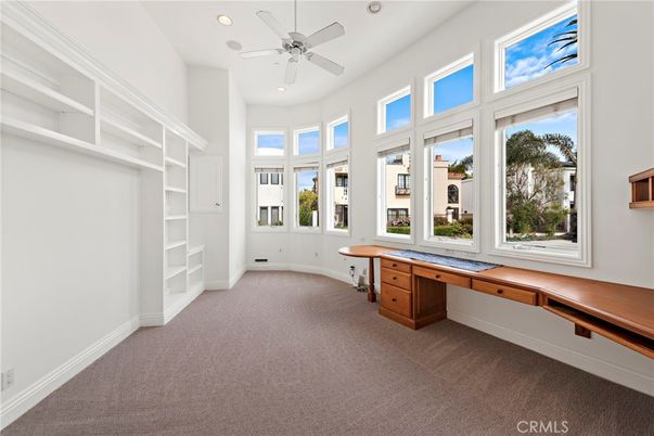 Home Office, Interior, Recessed Lighting
