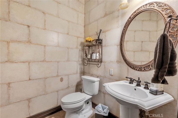 Bathroom, Interior, Stone Walls