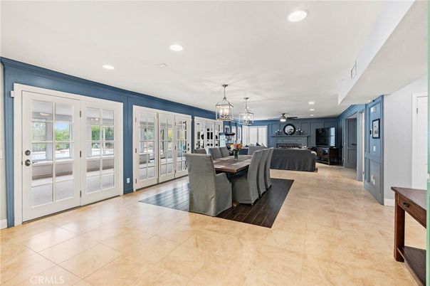Dining room, Interior, Kitchen, Living room, Pendant Lights, Recessed Lighting