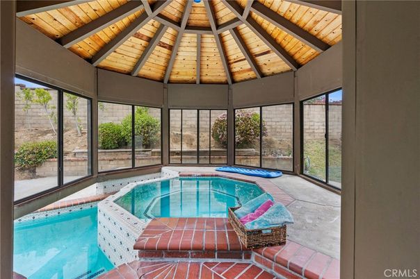 Interior, Pool, Sun Room, Wooden Beams, Wooden Ceilings