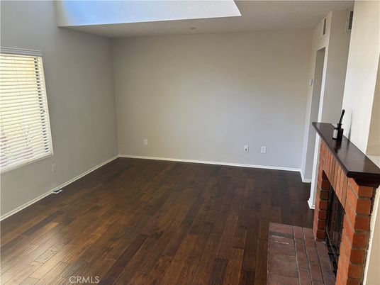 Empty room, Fireplace, Interior, Wood Texture Flooring