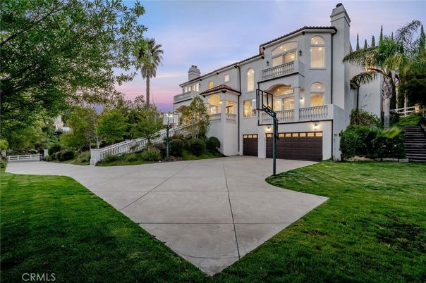 Attached, Backyard, Exterior, Facade, Mediterranean