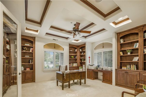 Home Office, Interior, Recessed Lighting