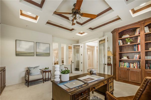 Home Office, Interior, Recessed Lighting