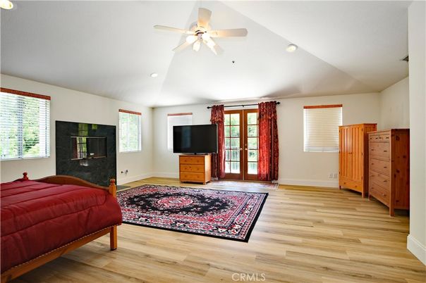 Fireplace, Interior, Recessed Lighting, Wood Texture Flooring
