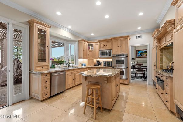 Interior, Kitchen, Recessed Lighting, Stainless Steel Appliances