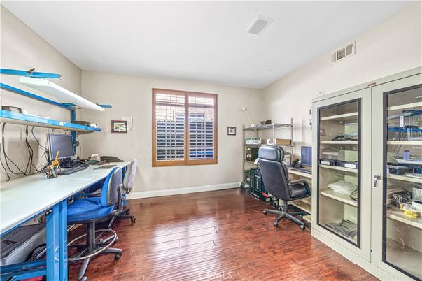 Home Office, Interior, Wood Texture Flooring