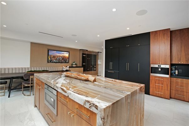 Interior, Kitchen, Marble, Recessed Lighting