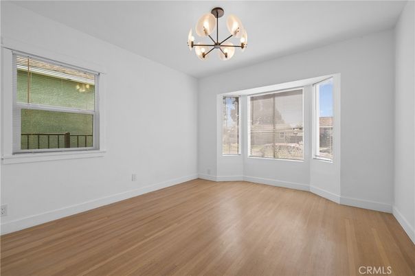 Chandelier, Empty room, Interior, Wood Texture Flooring
