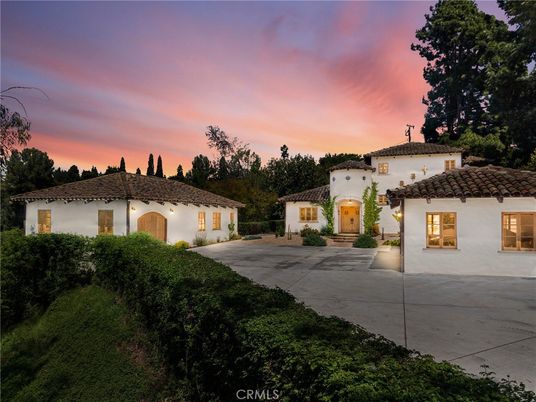 Backyard, Exterior, Facade, Spanish Mediterranean