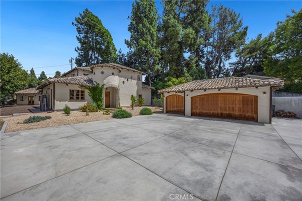 Attached, Backyard, Exterior, Facade, Spanish Mediterranean
