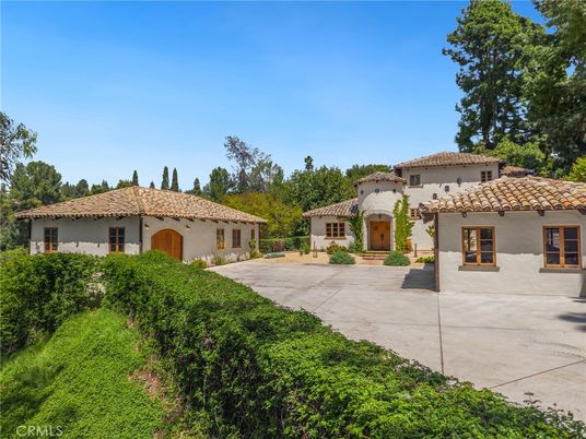 Backyard, Exterior, Facade, Spanish Mediterranean