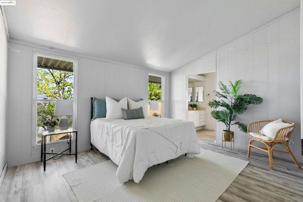 Bedroom, Interior, Wood Texture Flooring