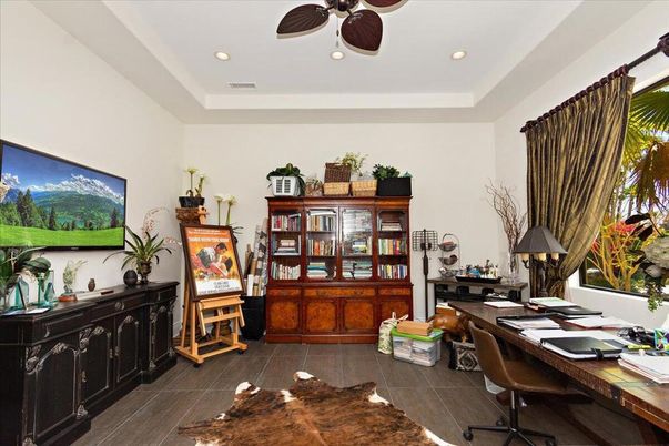 Home Office, Interior, Recessed Lighting