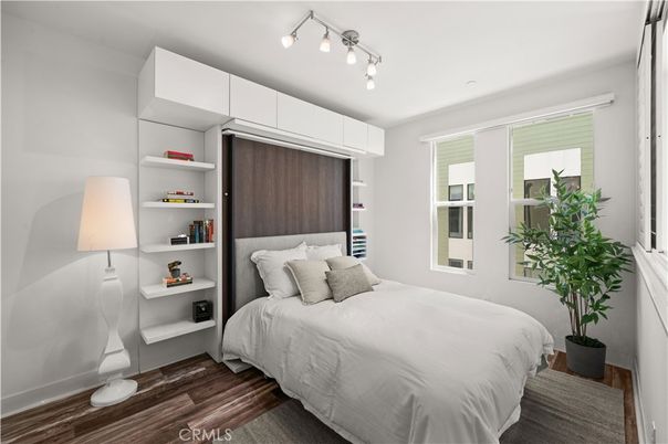 Bedroom, Interior, Wood Texture Flooring