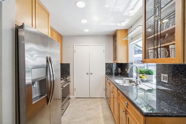 Interior, Kitchen, Recessed Lighting, Stainless Steel Appliances