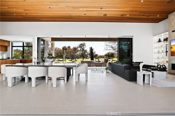 Dining room, Interior, Living room, Recessed Lighting, Wooden Ceilings