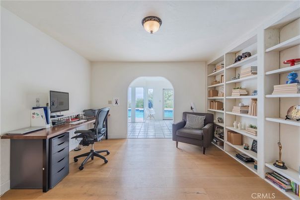 Home Office, Interior, Wood Texture Flooring