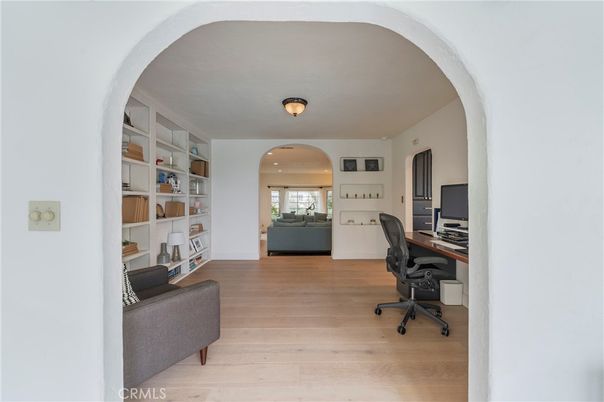 Home Office, Interior, Wood Texture Flooring