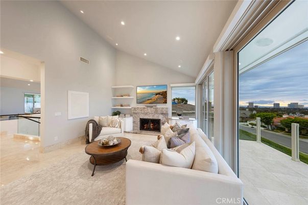 Fireplace, Interior, Living room, Recessed Lighting
