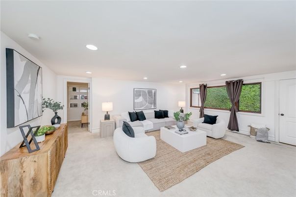Interior, Living room, Recessed Lighting