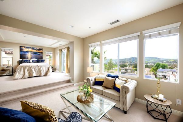 Bedroom, Interior, Living room, Recessed Lighting