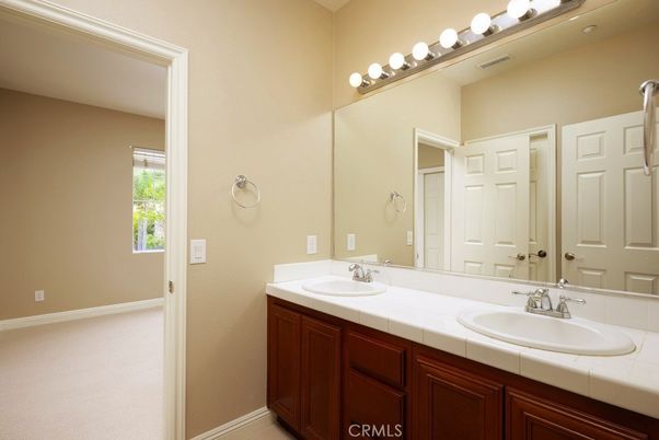 Bathroom, Dual Sink Vanities, Interior, Tile Countertops