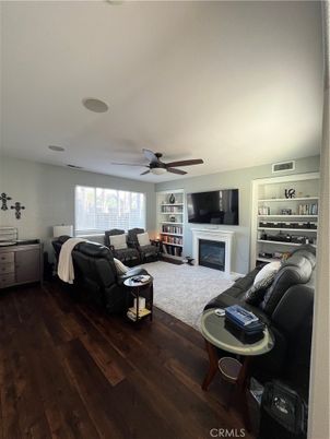 Fireplace, Interior, Living room, Wood Texture Flooring