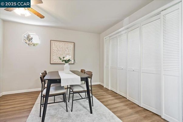 Dining room, Interior, Wood Texture Flooring
