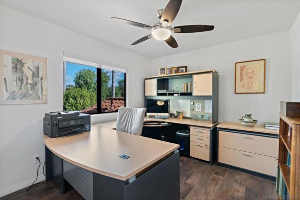Home Office, Interior, Wood Texture Flooring